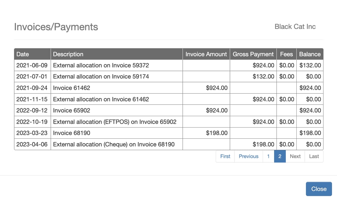 external payments